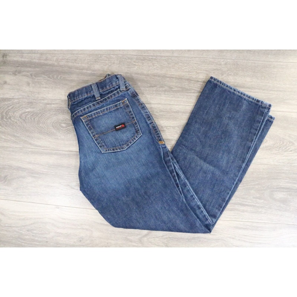 Ariat FR Jeans Men 34x32 M4 Mid Rise relaxed Boot Work Flame Resistant CAT2 2112